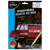 Zabawki kreatywne - KIDEA Wydrapywanka Zdrapywanka pojazdy 6arkuszy WYAKA_20210930130202 - miniaturka - grafika 1