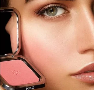 KIKO Milano Unlimited Blush trwały róż w pudrze 04 Metallic Rosy Biscuit - Róże do policzków - miniaturka - grafika 4