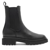 Botki damskie - Sztyblety Gino Rossi SUSAN-26034PE Czarny - miniaturka - grafika 1