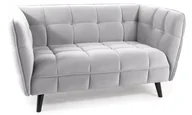 Inne meble do salonu - Sofa Castello 2 Velvet Wenge / Bluvel 03 Jasnoszary - miniaturka - grafika 1