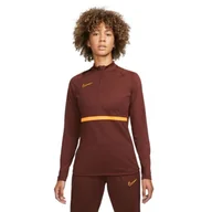 Bluzy damskie - Bluza Nike Dri-FIT Academy 21 Drill Top W CV2653 (kolor Brązowy, rozmiar L) - miniaturka - grafika 1