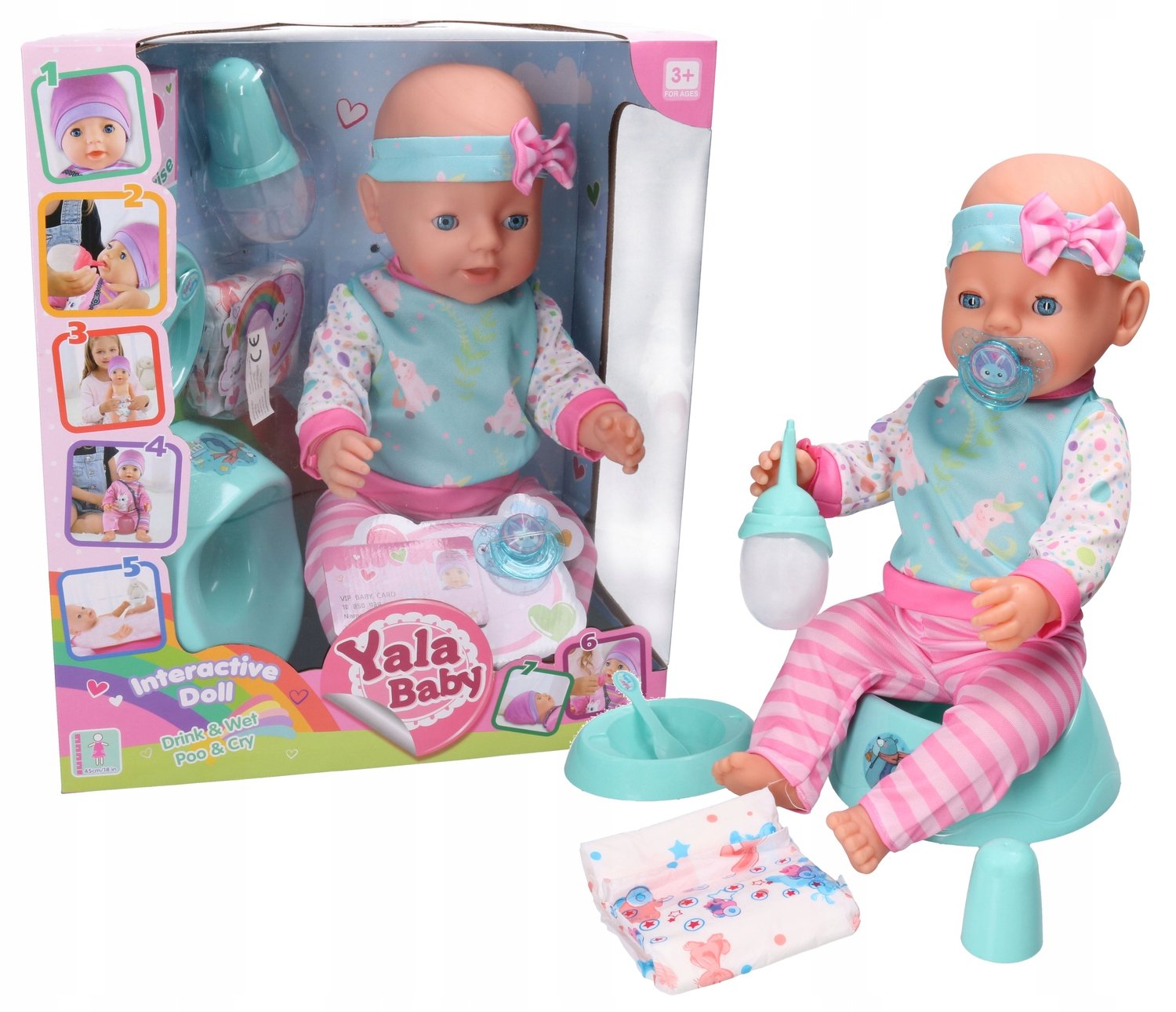 Bobas Born nocnik akcesoria pije siusia 4733