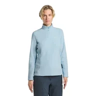Bluzy damskie - Damska bluza polarowa Jack Wolfskin TAUNUS HZ W Ice Blue - S - miniaturka - grafika 1