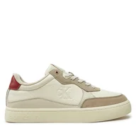 Sneakersy męskie - Sneakersy Calvin Klein Jeans Classic Cupsole Mg Wmm YM0YM01153 Biały - miniaturka - grafika 1