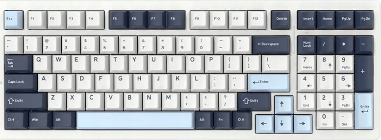 Endgame Gear VGN S99 Gaming Tastatur Faraway, Box Ice Cream - Mountain Blue US S99 MB