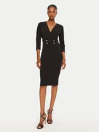 Sukienki - Rinascimento Sukienka koktajlowa CFC0119920003 Czarny Regular Fit - miniaturka - grafika 1
