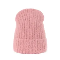 Czapki damskie - Czapka Milusińska Light Pink Jasny Róż (Rozmiar Uniwersalny) - miniaturka - grafika 1