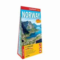 Norwegia (Norway laminowana mapa samochodowa 1:1 000 000 - Atlasy i mapy - miniaturka - grafika 1
