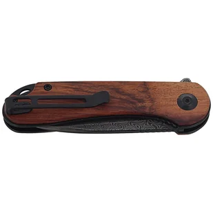 Nóż składany CIVIVI Elementum Flipper Cuibourtia Wood, Black Damascus (C907DS-2) - Noże - miniaturka - grafika 9