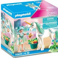 Klocki - 70655 Playmobil Wróżka karmiąca jednorożca - miniaturka - grafika 1