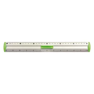 TETIS Linijka aluminiowa 30cm zielona BL040-ZC - Linijki, ekierki - miniaturka - grafika 1