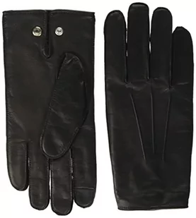 Hackett London Męskie rękawiczki Portland Touch Gloves, 999 BLACK, XL - Rękawiczki - miniaturka - grafika 1