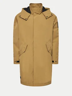 Halti Parka Flemari 065-0421 Beżowy Regular Fit - Kurtki damskie - miniaturka - grafika 1