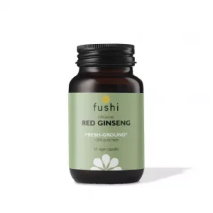 Fushi Organic Red Ginseng suplement diety 60 kaps. - Układ nerwowy - miniaturka - grafika 1