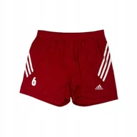 Spodenki męskie - Spodenki czerwone szorty męskie siatka ADIDAS M - miniaturka - grafika 1