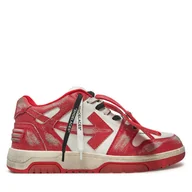 Sneakersy męskie - Sneakersy Off-White OMIA189F22LEA0110125 Czerwony - miniaturka - grafika 1