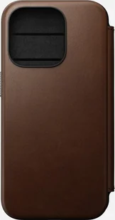 Nomad Nomad Modern Leather Folio, brown - iPhone 15 Pro - Etui i futerały do telefonów - miniaturka - grafika 1