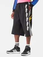 Spodenki męskie - adidas Szorty sportowe Spiders JW0205 Czarny Oversize - miniaturka - grafika 1