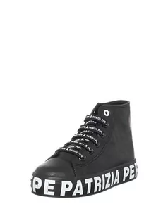 Trampki damskie - Patrizia Pepe Sneakersy w kolorze czarnym - grafika 1
