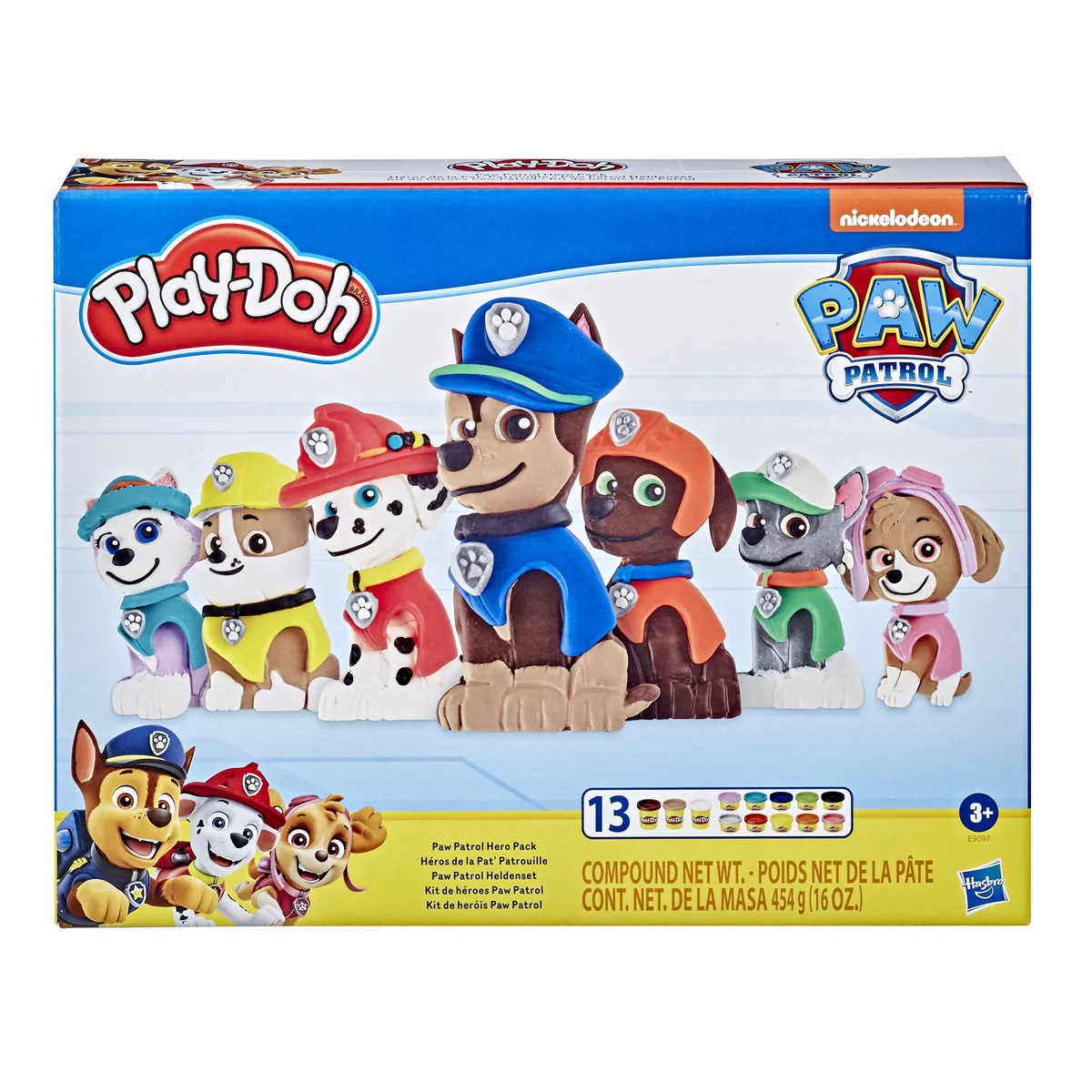 Play-Doh Zestaw Play Doh Ciastolina Psi Patrol Tuby E9097