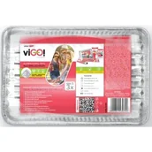 Akcesoria do grilla - Tacki aluminiowe VIGO 7341004 (3 sztuki) - miniaturka - grafika 1