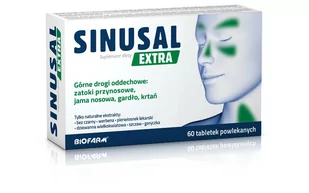 Biofarm Sinusal EXTRA x 60 tabl - Przeziębienie i grypa - miniaturka - grafika 1