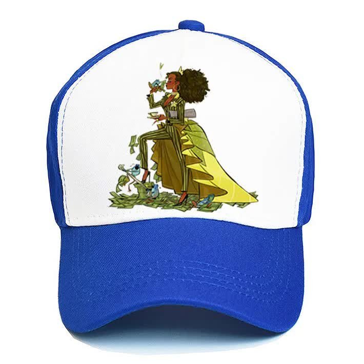 Czapka Atramentowa Daszek Księżniczki Hard Wzory