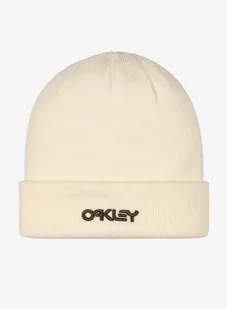 Czapka zimowa Oakley B1B Logo Beanie - arctic white - Czapki męskie - miniaturka - grafika 1