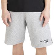 Spodnie sportowe męskie - Spodenki New Balance MS11903AG - szare - miniaturka - grafika 1