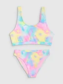 Stroje kąpielowe dla dziewczynek - 4F Kostium kąpielowy dwuczęściowy dziewczęcy - multikolor 158/164 (12-14 lat) - miniaturka - grafika 1