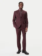 Garnitury - HUGO Garnitur Arti-Hesten253X 50544524 Brązowy Extra Slim Fit - miniaturka - grafika 1