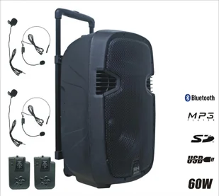 ‌Rh Sound PP-2112AUS-CB HEAD-LAVALIER - przenośny system nagłośnieniowy ♦ 30 DNI NA ZWROT ♦ GWARANCJA DOOR-TO-DOOR ♦ SZYBKA WYSYŁKA - Głośniki estradowe - miniaturka - grafika 1