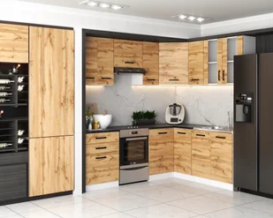 Meble Kuchenne Zestaw Kuchnia Narożna Z Blatem Jola - Meble kuchenne Meble Kuchenne Zestaw Kuchnia Narożna Z Blatem Jola - Meble kuchenne - miniaturka - grafika 1