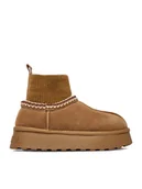 Śniegowce damskie - Badura Śniegowce EO-ANDREA-TS6278-01 Brązowy - miniaturka - grafika 1