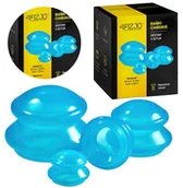 Akcesoria medycyny naturalnej - Zestaw silikonowych baniek do masażu ciała - poprawa jędrności skóry, niwelowanie napięcia mięśni, masaż antycellulitowy (Cupping Cups Med+) - miniaturka - grafika 1