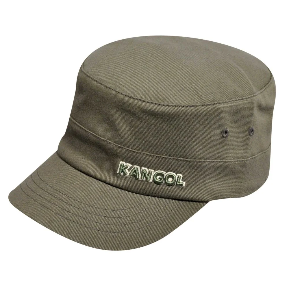 Kangol Czapka Flexfit Urban Army - military cap z daszkiem damska daszkiem, Zamknięte tyłu, Lato wiosna-lato jesień-zima - S/M (54-57 cm) oliwkowy