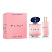 Zestawy perfum damskich - Giorgio Armani My Way  zestaw - woda perfumowana  90 ml + woda perfumowana  15 ml - miniaturka - grafika 1
