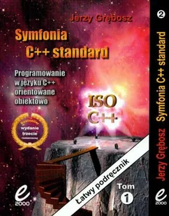 Symfonia C++ Standard. Tom 1-2 - Systemy operacyjne i oprogramowanie - miniaturka - grafika 1