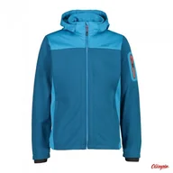 Kurtki i kamizelki sportowe męskie - Kurtka męska CMP Campagnolo MAN JACKET ZIP HOOD - DEEP LAKE/DANUBE - miniaturka - grafika 1