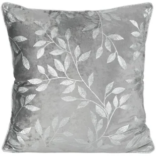 Poszewka EUROFIRANY Velvet 45 x 45 cm Stalowy - Poszewki na poduszki - miniaturka - grafika 1