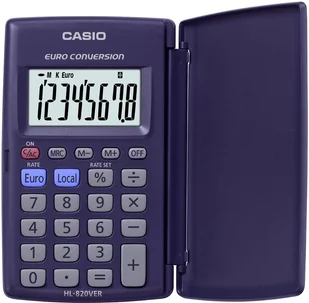 Casio HL-820VER kalkulator Kieszeń Podstawowy kalkulator Niebieski - Kalkulatory - miniaturka - grafika 1