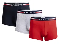 Majtki męskie - Bokserki męskie Lacoste 3-Pack 5H3386-W34, S - miniaturka - grafika 1