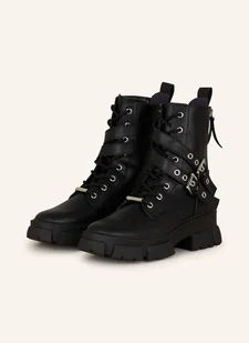 Steve Madden Botki Sznurowane schwarz - Botki damskie - miniaturka - grafika 1