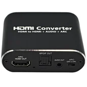 Inne akcesoria audio-wideo - WireWay WW411018 - Ekstraktor konwerter HDMI do HDMI + AUDIO + ARC - miniaturka - grafika 1