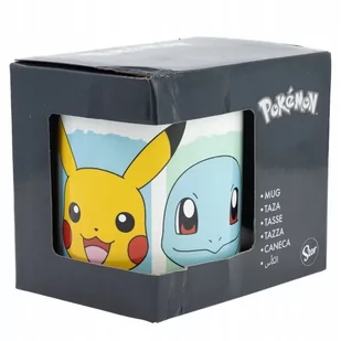 Kubek Pokemon 330Ml Charmander Pikachu Oryginał - Zestawy naczyń dla dzieci - miniaturka - grafika 1