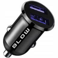 Ładowarki samochodowe - ŁADOWARKA SAMOCHODOWA MAŁA SZYBKA STABILNA MOCNA 2x USB 4,8A 5V 12-24V DC - miniaturka - grafika 1
