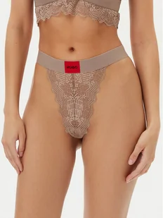 HUGO Figi klasyczne 50535071 Beżowy - Majtki damskie - miniaturka - grafika 1