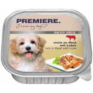 Mokra karma dla psów - PREMIERE Petit Pâté Wołowina z wątróbką 11x150 g - miniaturka - grafika 1