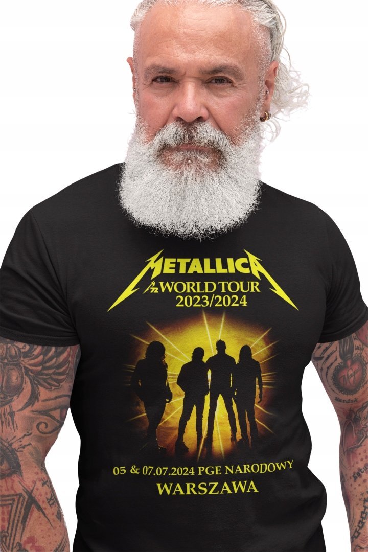 METALLICA Koszulka T-Shirt KONCERT WARSZAWA NARODOWY M72 SEASONS TOUR S