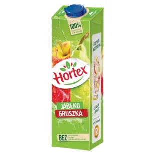 NAPÓJ HORTEX JABŁ-GRUSZ 1 l KRT - Soki i napoje niegazowane - miniaturka - grafika 1